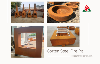 Corten Steel Fire Pit